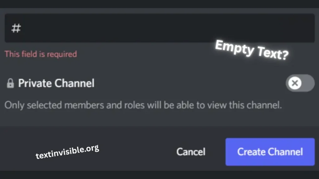 Invisible Character on Discord