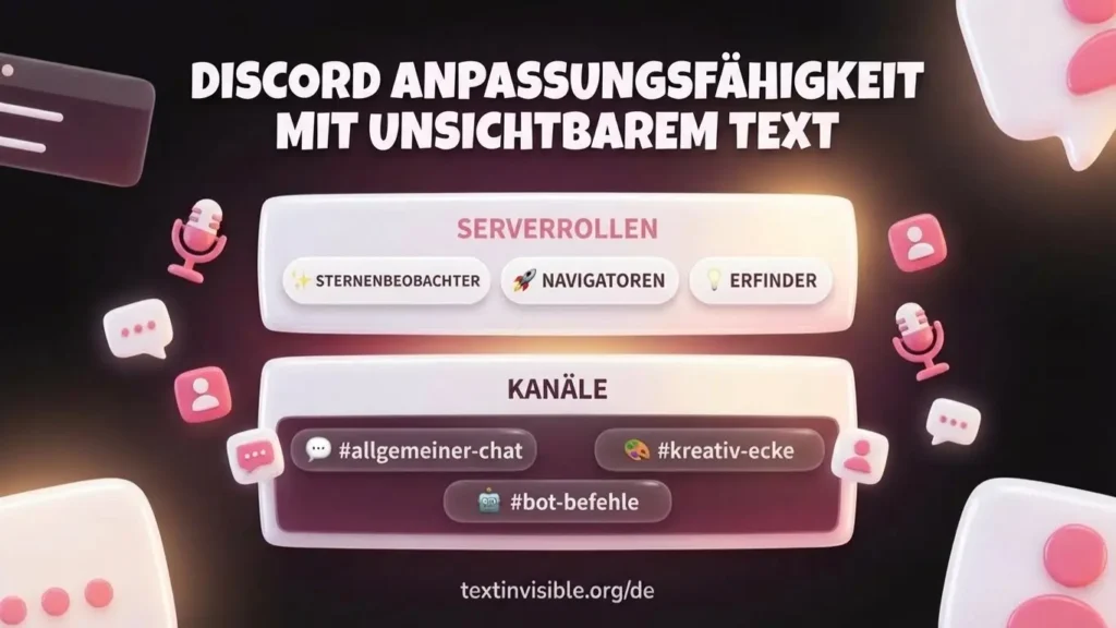 Unsichtbarer Charakter auf Discord